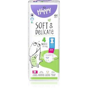 BELLA Baby Happy Soft&Delicate eldobható pelenkák nedvességelvezető csatornákkal Maxi 8-14 kg 44 db kép