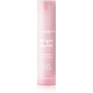 Dermacol Bright Me Up Protective Day Cream nappali védőkrém C vitamin SPF 50 50 ml kép