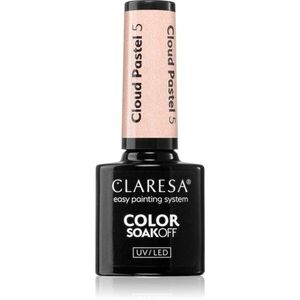 Claresa SoakOff UV/LED Color Cloud Pastel gél körömlakk UV / LED-es lámpákhoz árnyalat 5 5 g kép