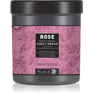Black Professional Line Rose Curly Dream hidratáló maszk a hullámos és göndör hajra 1000 ml kép