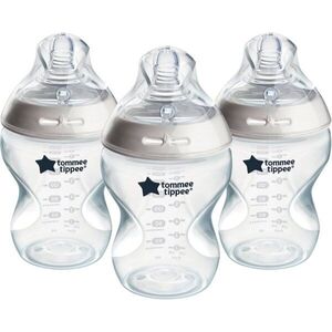 Tommee Tippee Natural Start Anti-Colic önsterilizáló cumisüveg Slow Flow 0m+ 3x260 ml kép