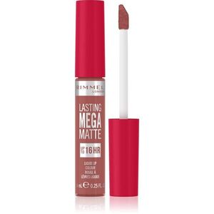 Rimmel Lasting Mega Matte matt folyékony állagú ajakrúzs 16 h árnyalat Pink Blink 7, 4 ml kép