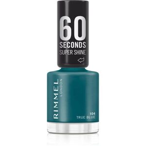 Rimmel 60 Seconds Super Shine körömlakk árnyalat 104 True Blue 8 ml kép