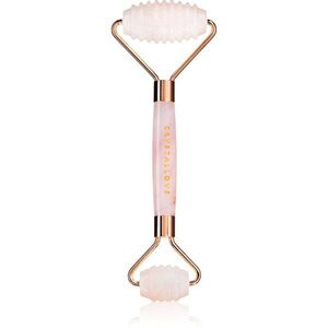 Crystallove Rose Quartz 3D Teeth Roller masszázs henger az arcra 1 db kép
