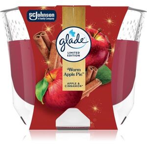 GLADE Warm Apple Pie illatgyertya 204 g kép