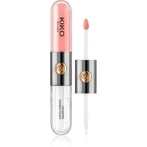 KIKO Milano Unlimited Double Touch hosszantartó folyékony rúzs fénnyel árnyalat 101 Soft Rose 6 ml kép