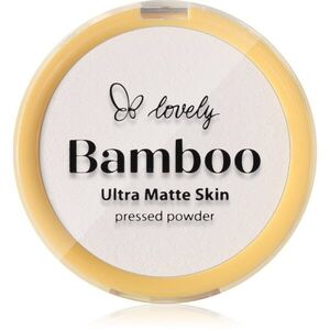Lovely Bamboo Pressed Powder mattító púder árnyalat Transparent 1 db kép
