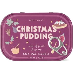 Paddywax Bistro Tin Christmas Pudding illatgyertya alumínium dobozban 127 g kép