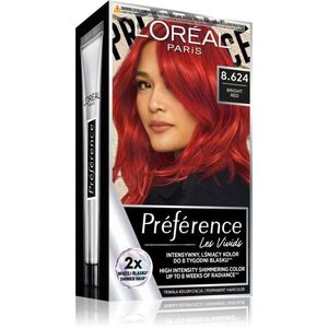 L’Oréal Paris Préférence Vivids hajfesték árnyalat 8.624 bright red 1 db kép