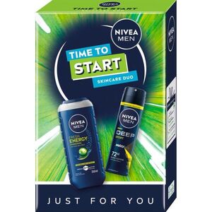 NIVEA MEN Time to Start ajándékszett testre kép