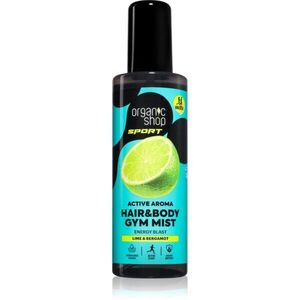Organic Shop Sport Lime & Bergamot Frissítő permet testre és hajra 200 ml kép