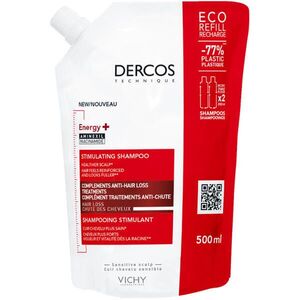 Dercos Energy+ sampon utántöltő 500 ml kép