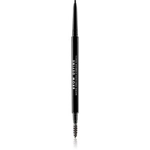 MUA Makeup Academy Brow Define precíz szemöldökceruza kefével árnyalat Black 0.05 g kép