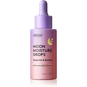 delhicious MOON MOISTURE DROPS tápláló olajos szérum az arcbőr regenerálására és megújítására 40 ml kép