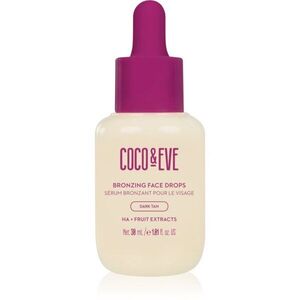 Coco & Eve Sunny Honey Bronzing Face Drops önbarnító cseppek az arcra Dark Tan (new) 30 ml kép