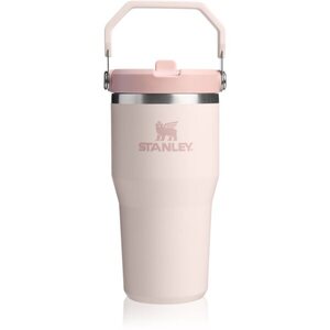 Stanley IceFlow™ Flip Straw Tumbler rozsdamentes kulacs Rose Quartz 600 ml kép