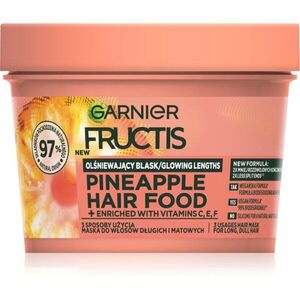 Garnier Fructis Pineapple Hair Food haj maszk a töredezett hajvégekre 400 ml kép