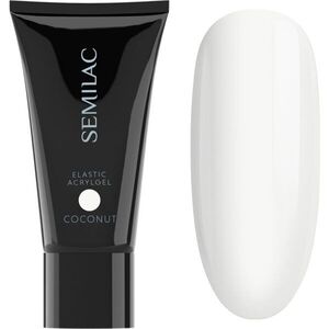Semilac Elastic Acrylgel akrilát gél körmökre árnyalat Coconut 30 g kép