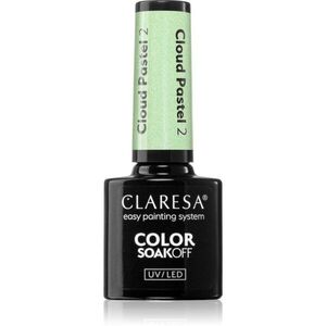 Claresa SoakOff UV/LED Color Cloud Pastel gél körömlakk UV / LED-es lámpákhoz árnyalat 2 5 g kép