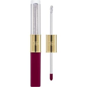 Dolce&Gabbana Make It Double! Lip Tint & Gloss Duo hosszan tartó rúzs és ajakfény 2 az 1-ben árnyalat 06 Grape Soda - Berry & Silver Shimmer 2x2 ml kép