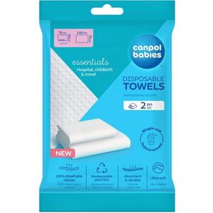 Canpol babies Disposable Towels egyszer használatos törülközők 2 db kép