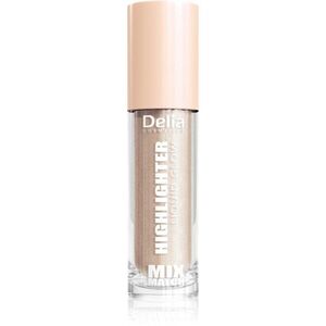 Delia Cosmetics Mix&Match Highlighter Liquid Glow folyékony bőrélénkítő árnyalat 08 4 ml kép