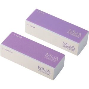 MUA Makeup Academy 4 Way Nail Block négyoldalas körömpolírozó 2x1 db kép