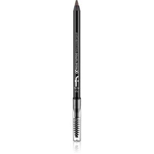 flormar Extreme Tattoo Brow Powder Pencil tartós szemöldök ceruza púderes hatással árnyalat 001 Brown 1.2 g kép