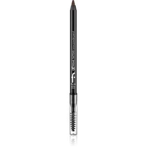 flormar Extreme Tattoo Brow Powder Pencil tartós szemöldök ceruza púderes hatással árnyalat 002 Medium Brown 1.2 g kép