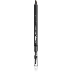 flormar Extreme Tattoo Brow Powder Pencil tartós szemöldök ceruza púderes hatással árnyalat 003 Dark Brown 1.2 g kép