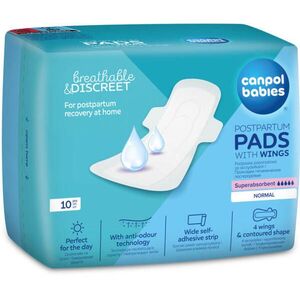 Postpartum Pads With Wings 10 db kép