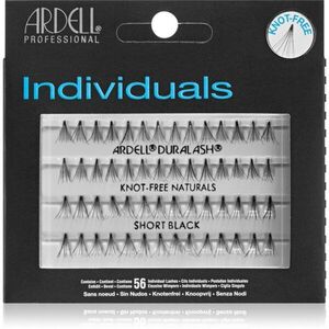 Ardell Individuals Csomómentes elválasztott szempillák Short Black 56 db kép