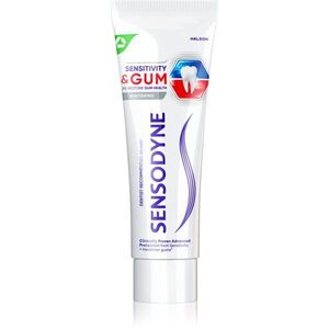Sensodyne Sensitivity & Gum Whitening fehérítő fogkrém a fogak és a fogíny védelmére 75 ml kép
