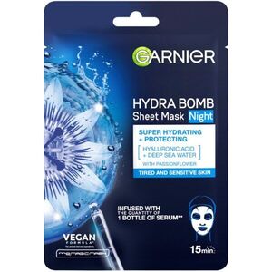 Garnier Textil Masks Hydra Bomb hidratáló gézmaszk éjszakára 28 g kép