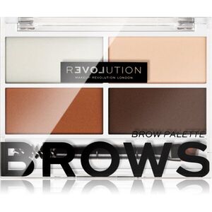 Revolution Relove Colour Cult paletta a szemöldök sminkeléséhez árnyalat Medium 3, 2 g kép