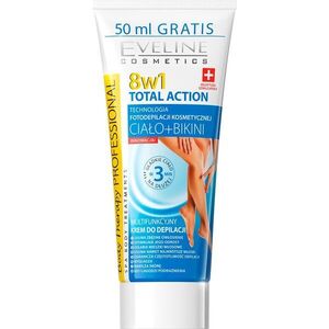 Eveline Cosmetics Total Action lábszörtelenítő krém 8 in 1 200 ml kép