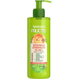 Garnier Fructis Vitamin & Strength leöblítést nem igénylő ápolás a haj megerősítésére 400 ml kép