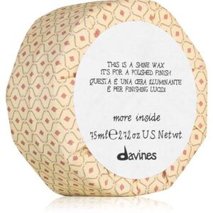 Davines More Inside Shine Wax hajwax a fénylő és selymes hajért 75 ml kép