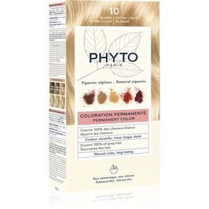 Phyto Color hajfesték ammónia nélkül árnyalat 10 Extra Light Blonde 1 db kép