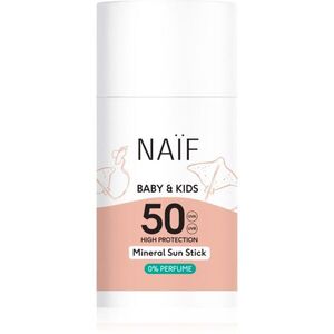 Naif Baby & Kids Mineral Sun Stick stick napozáshoz SPF 50 36 g kép