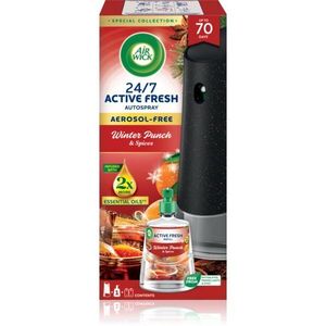 Air Wick Active Fresh Winter Punch & Spices automata légfrissítő utántöltővel 228 ml kép