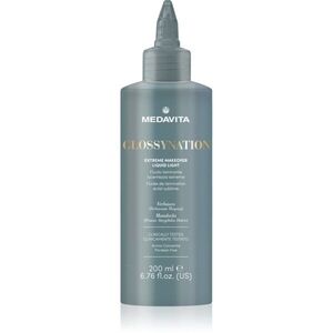 Medavita Glossynation Extreme Makeover Liquid Light mélyhidratáló ápolás a fakó haj újbóli ragyogásáért 200 ml kép