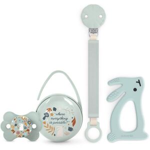 Suavinex Wonderland Gift Set 0-6 m Green ajándékszett újszülötteknek kép