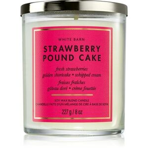 Bath & Body Works Strawberry Pound Cake illatgyertya 227 g kép