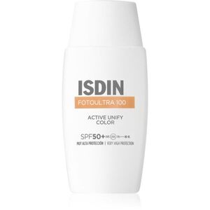 ISDIN FotoUltra 100 Active Unify Color Depigmentant SPF50+ védő és tonizáló folyadék arcra 50 ml kép