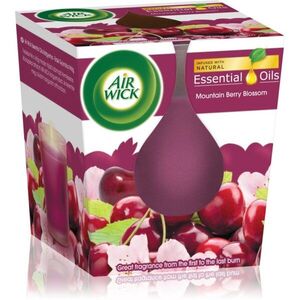 Air Wick Essential Oil Mountain Berry Blossom illatgyertya 105 g kép