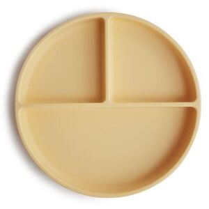 Mushie Silicone Suction Plate osztott tányér tapadókoronggal Daffodil 1 db kép