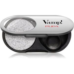 PUPA Milano Vamp! Radiant Baked Eyeshadow tartósan tündöklő szemhéjfestékek árnyalat 302 Pure Silver - METALLIC 1 g kép