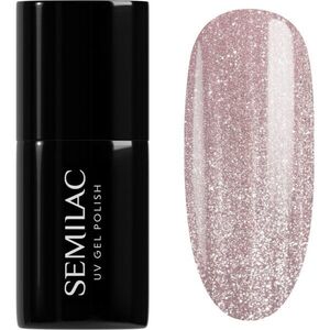 Semilac UV Hybrid Inner Glow géles körömlakk árnyalat 962 Magnetic Mocha (Cat Eye) 7 ml kép