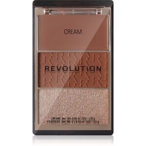 Revolution The Bronzer Icon bronz paletta élénkítővel árnyalat Golden Medium 1 db kép